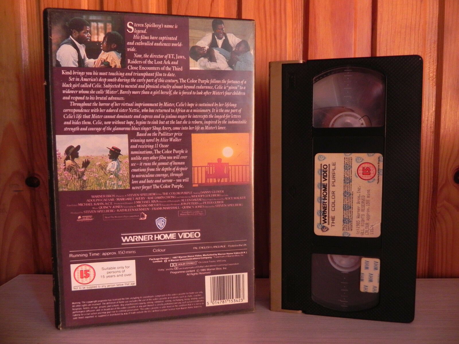 The Color Purple - Steven Spielberg - Warner - Rare - Large Box - Drama - VHS-