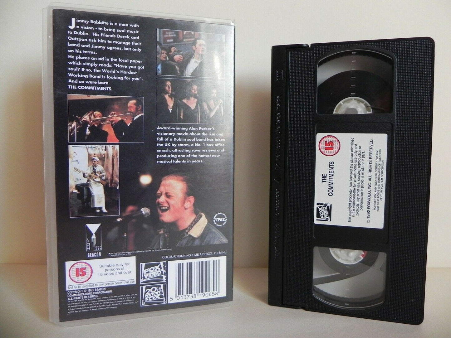 The Commitments - Fox Video - Musical - An Alan Parker Film - Pal VHS-