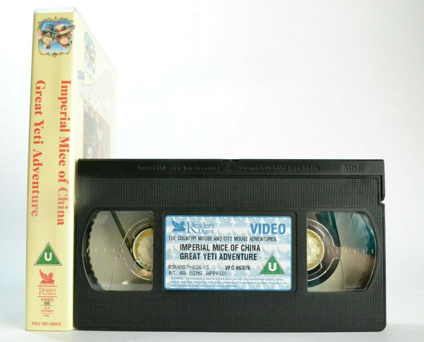 The Country Mouse And The City Mouse Adventures -'Imperial Mice Of China'- VHS-