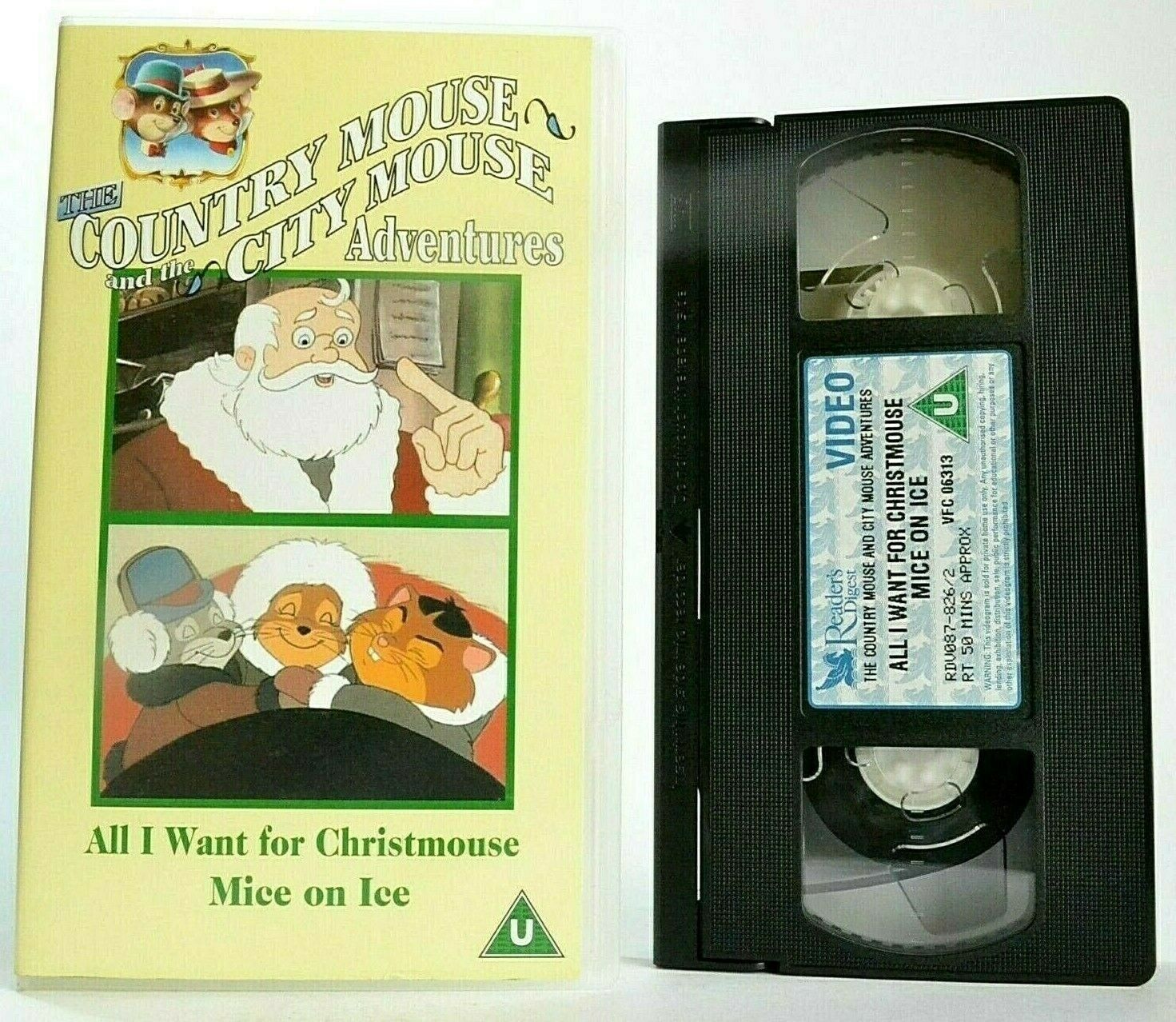 The Country Mouse And The City Mouse Adventures: Mice On Ice - Children's - VHS-