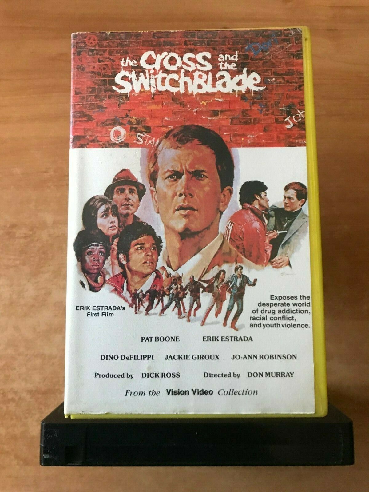 The Cross And The Switchblade (1970) NY Gangster Priest Precert [Large Box] VHS-