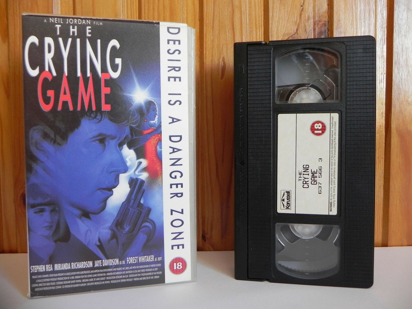 The Crying Game - 4 Front Video - Thriller - Stephen Rea - Forest Whitaker - VHS-