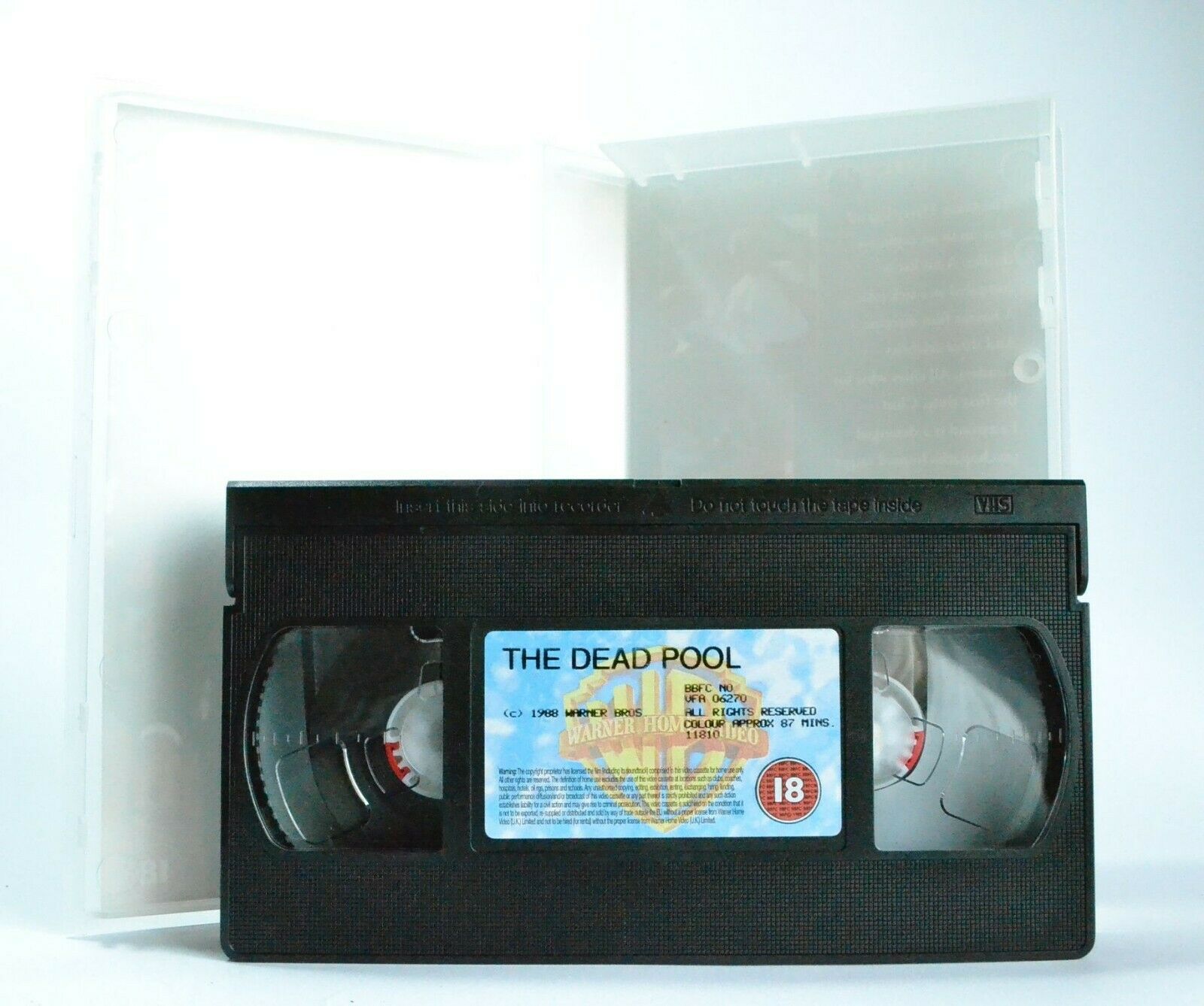 The Dead Pool: Dirty Harry Movie Series - (1988) Action - C.Eastwood - Pal VHS-