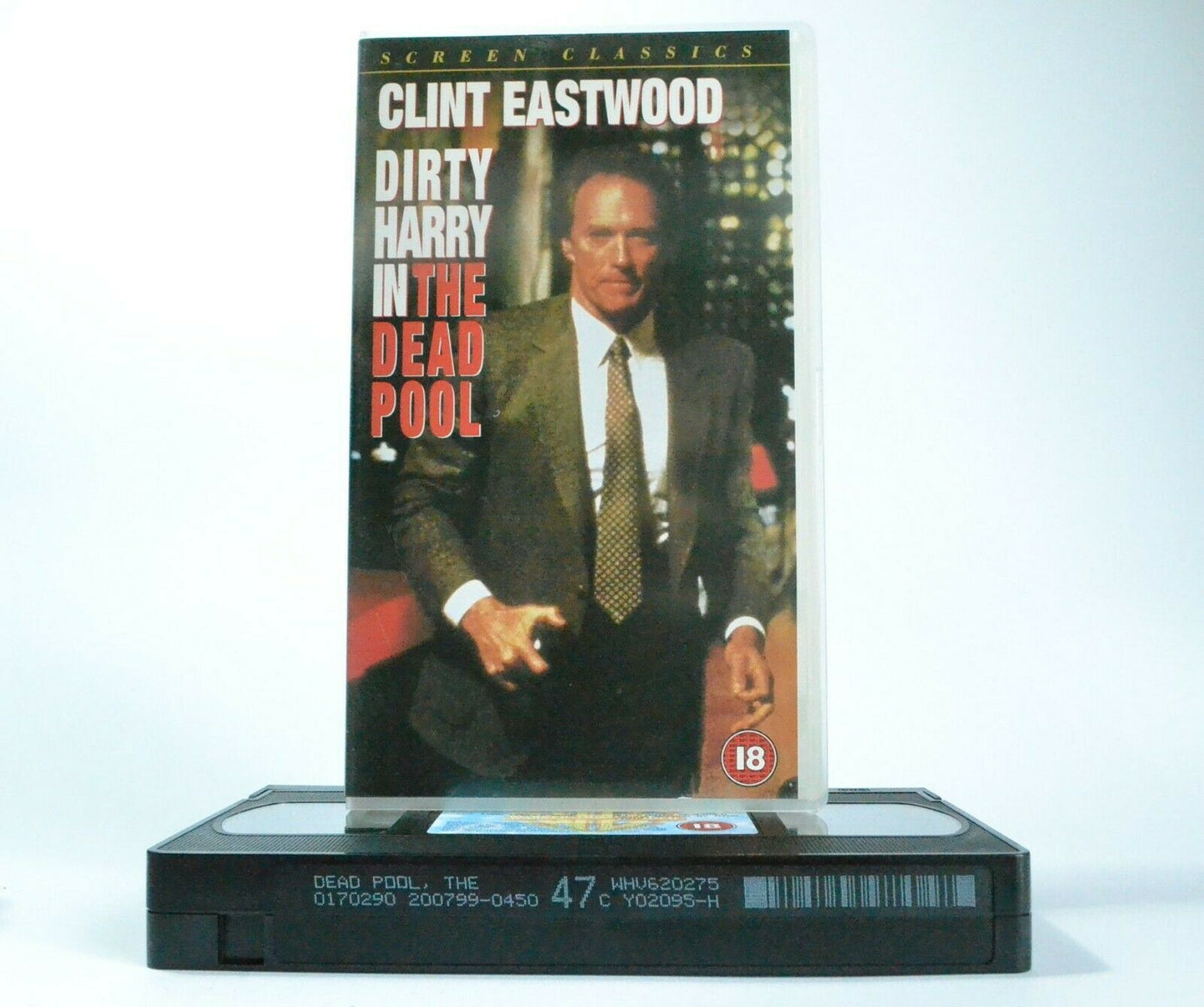 The Dead Pool: Dirty Harry Movie Series - (1988) Action - C.Eastwood - Pal VHS-