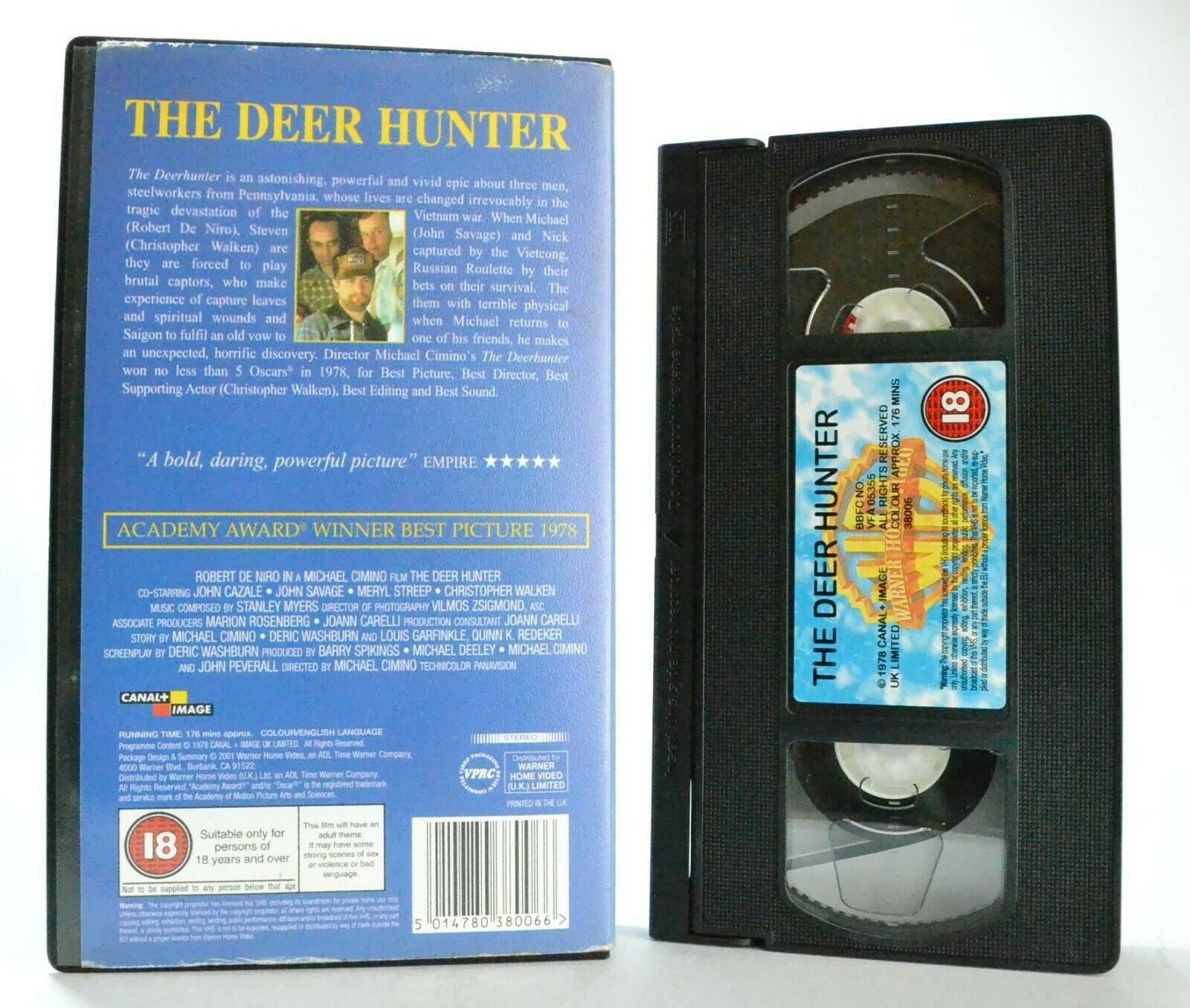 The Deer Hunter: Epic War Drama (1978) - Vietnam War - Robert De Niro - Pal VHS-