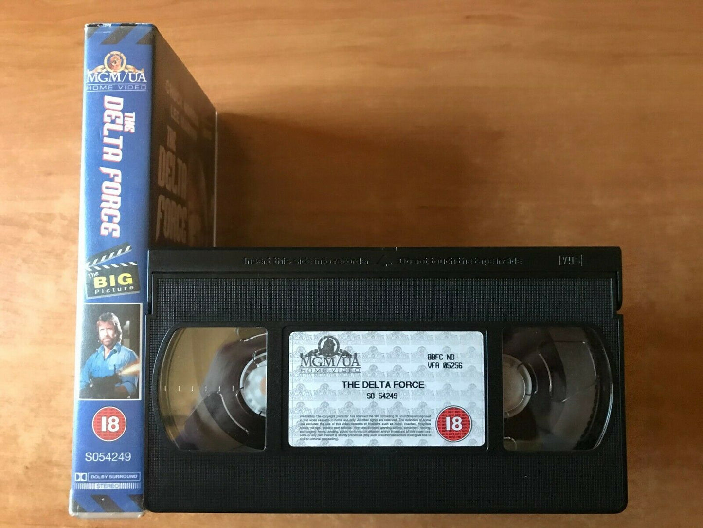 The Delta Force (1986): Commandoes Action - Chuck Norris / Lee Marvin - Pal VHS-