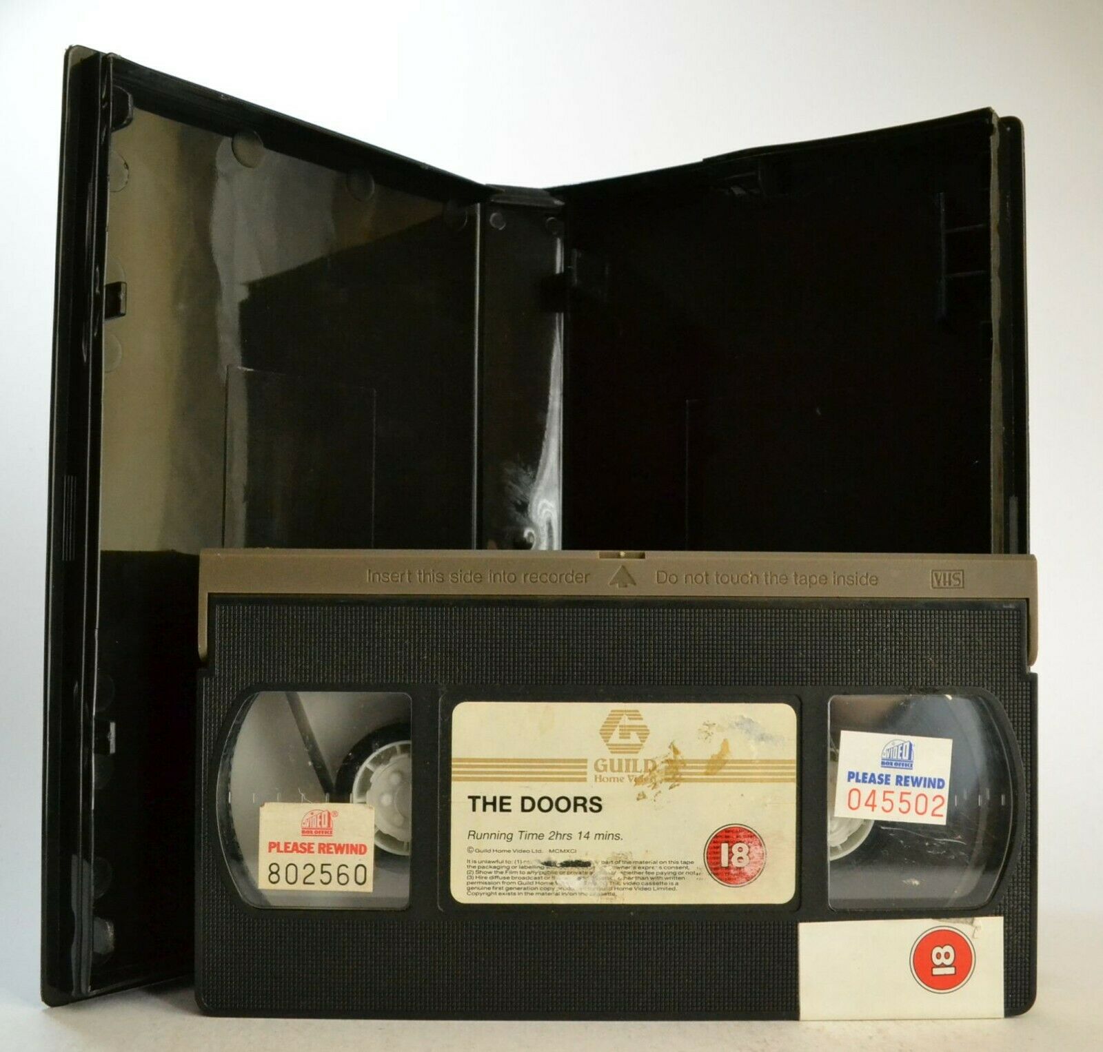 The Doors: Film By O.Stone - Drama - Large Box - Based On True Events - Pal VHS-