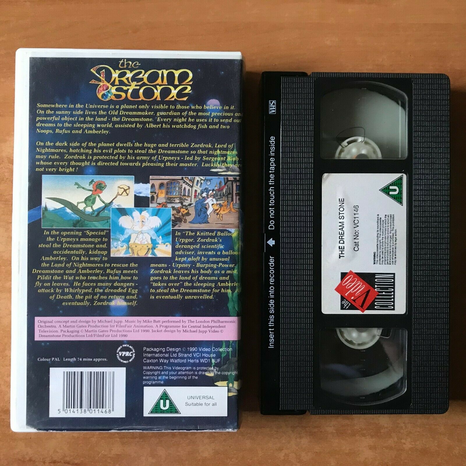 The Dream Stone [Over 70mins] Animated Adventures - Children's - Pal VHS-