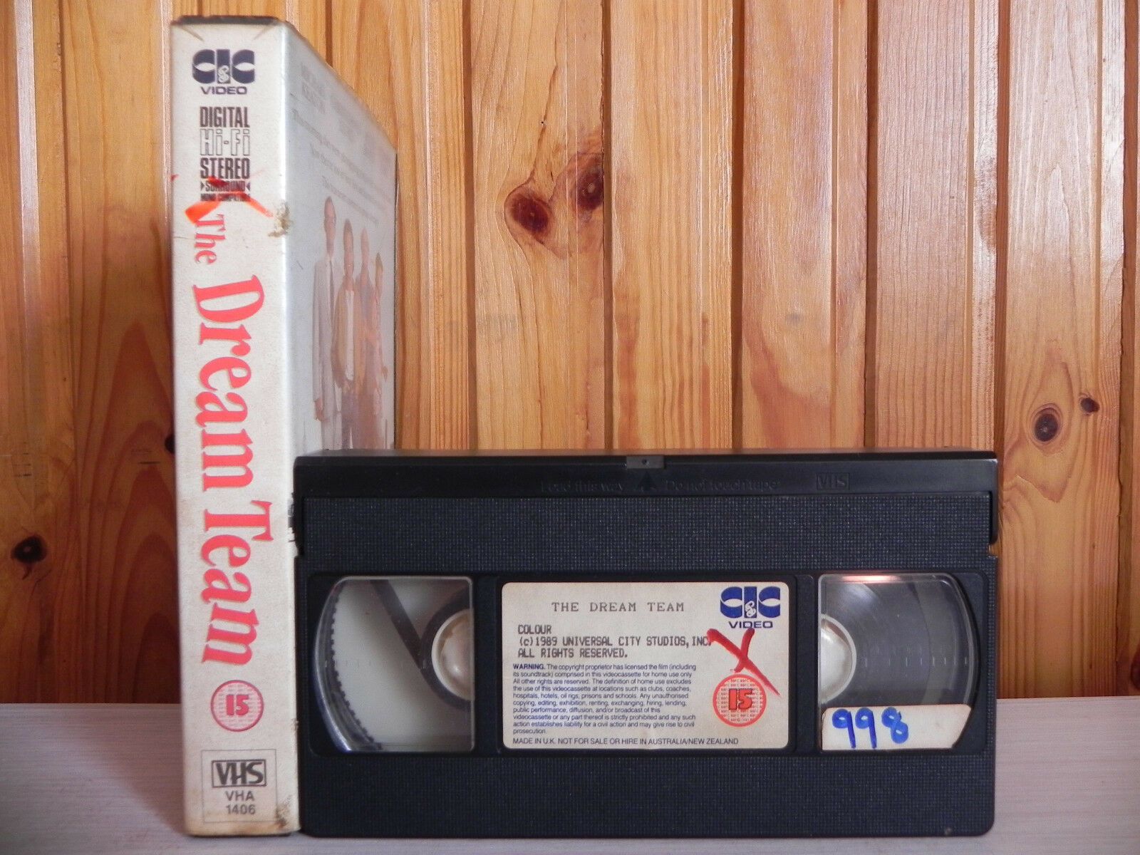 The Dream Team - CIC Video - Comedy - Michael Keaton - Peter Boyle - VHS-