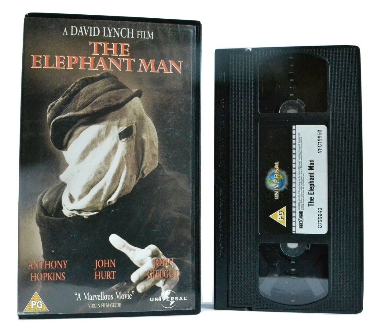 The Elephant Man (1980): David Lynch Historical Drama - Anthony Hopkins - VHS-