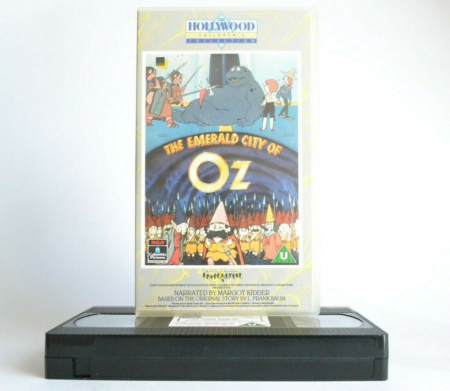 The Emerald City Of Oz: Based On Frank Baum Classic - Animated - Kids - Pal VHS-