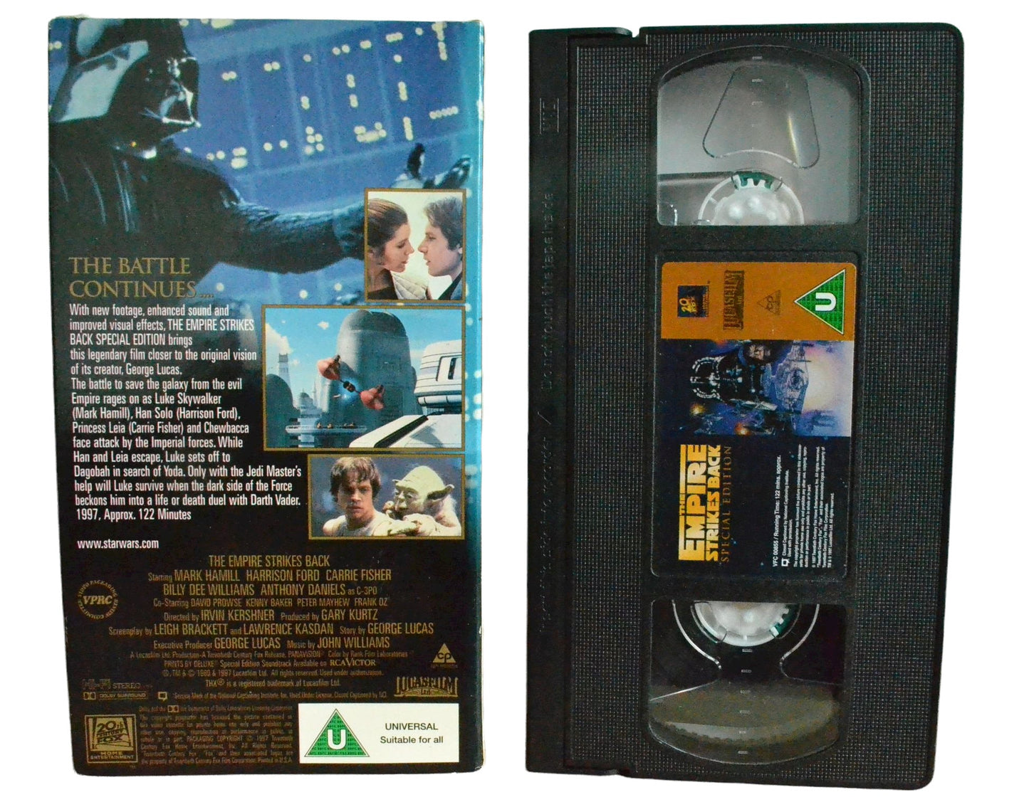 The Empire Strikes Back (Special Edition) - Mark Hamill - 20th Century Fox Home Entertainment - Vintage - Pal VHS-