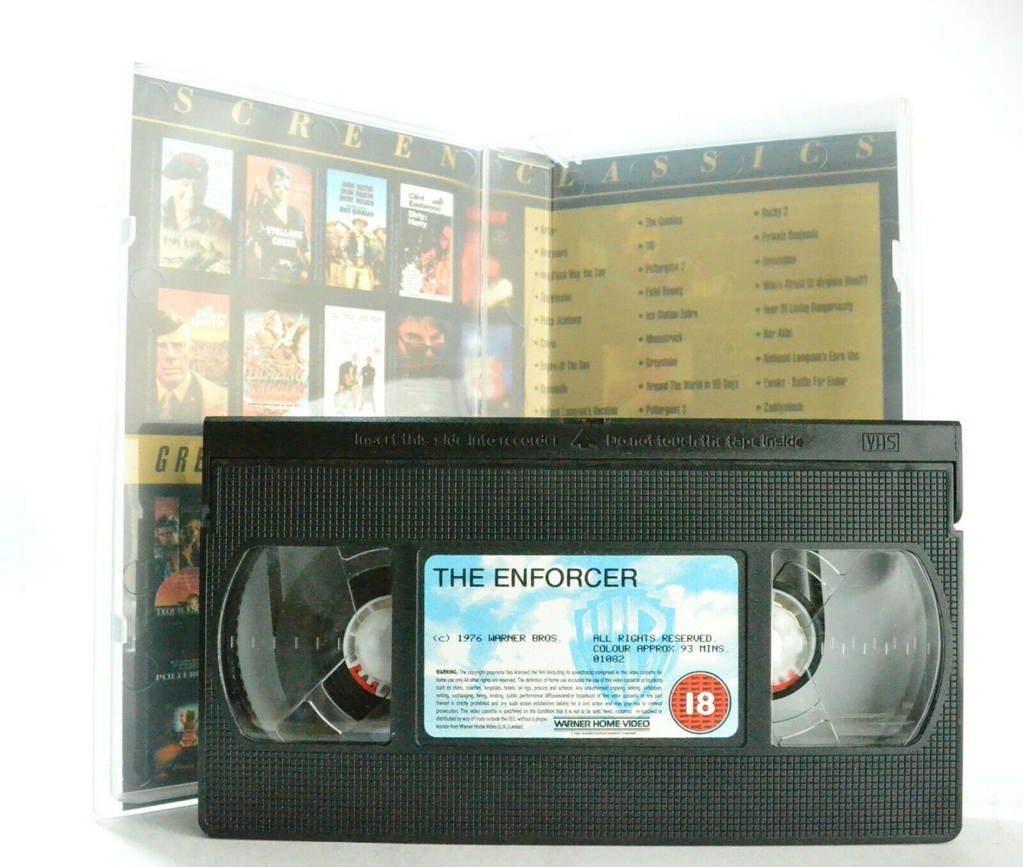 The Enforcer: 3rd "Dirty Harry" Film Series - Action Thriller - C.Eastwood - VHS-