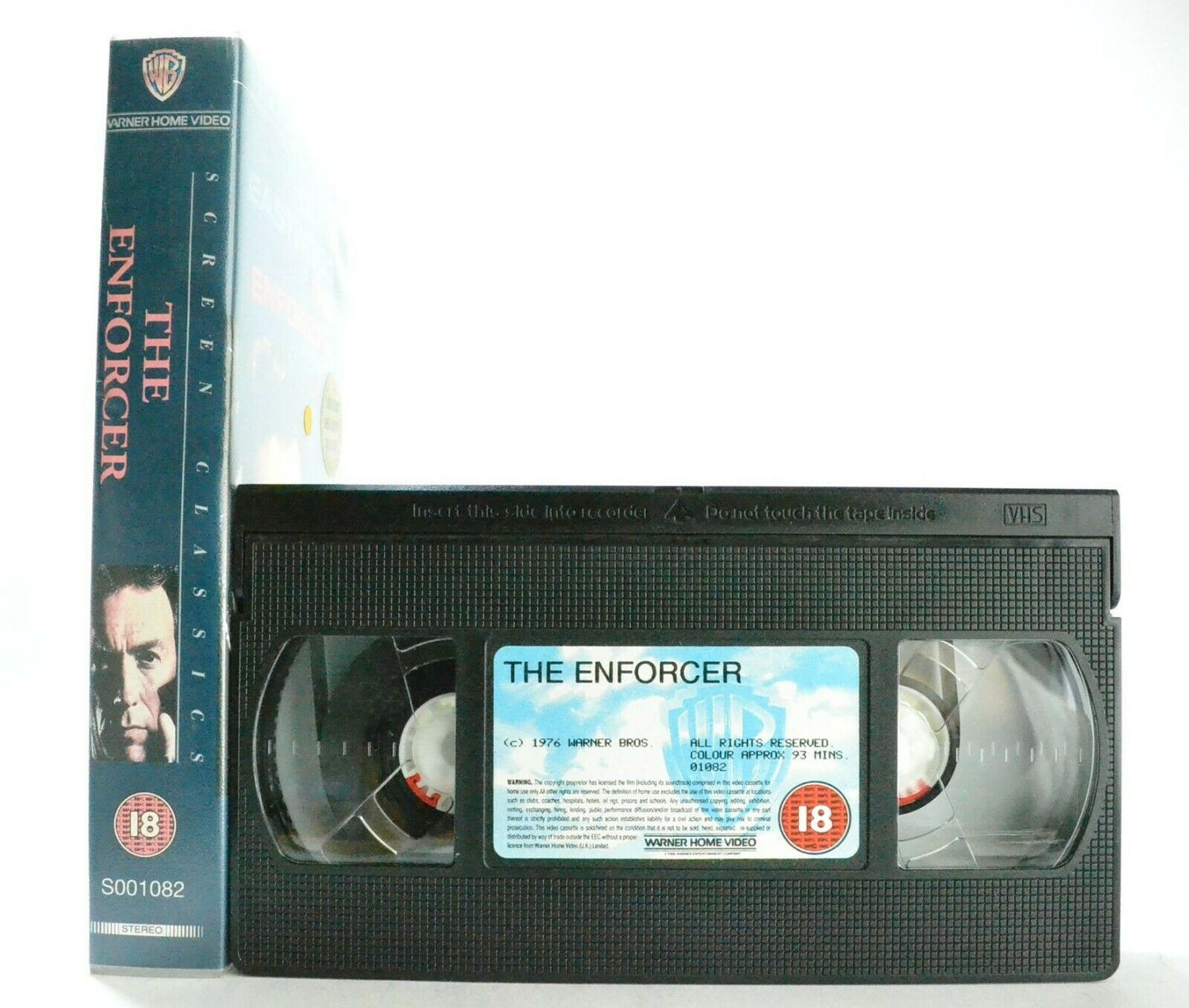 The Enforcer: 3rd "Dirty Harry" Film Series - Action Thriller - C.Eastwood - VHS-