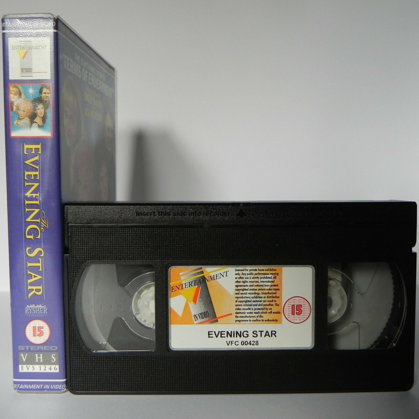 The Evening Star - Entertainment In Video - Drama - Shirley MacLaine - Pal VHS-