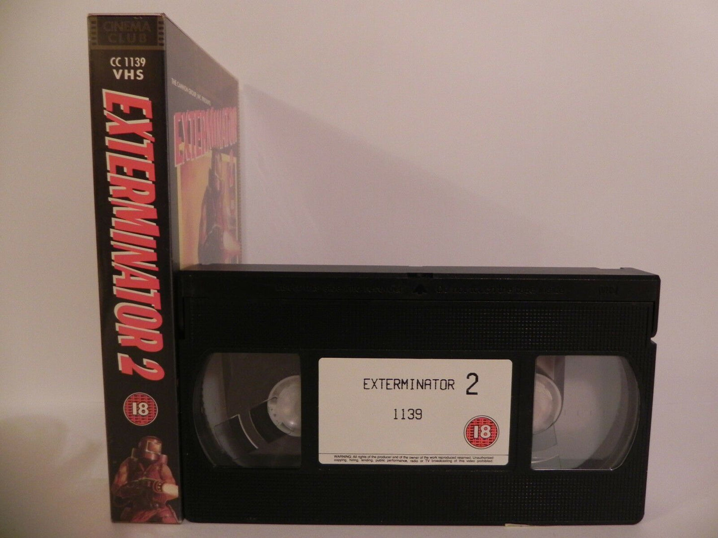 The Exterminator 2 - Cimema Club - Small Box - Video - Action Vengence - VHS-