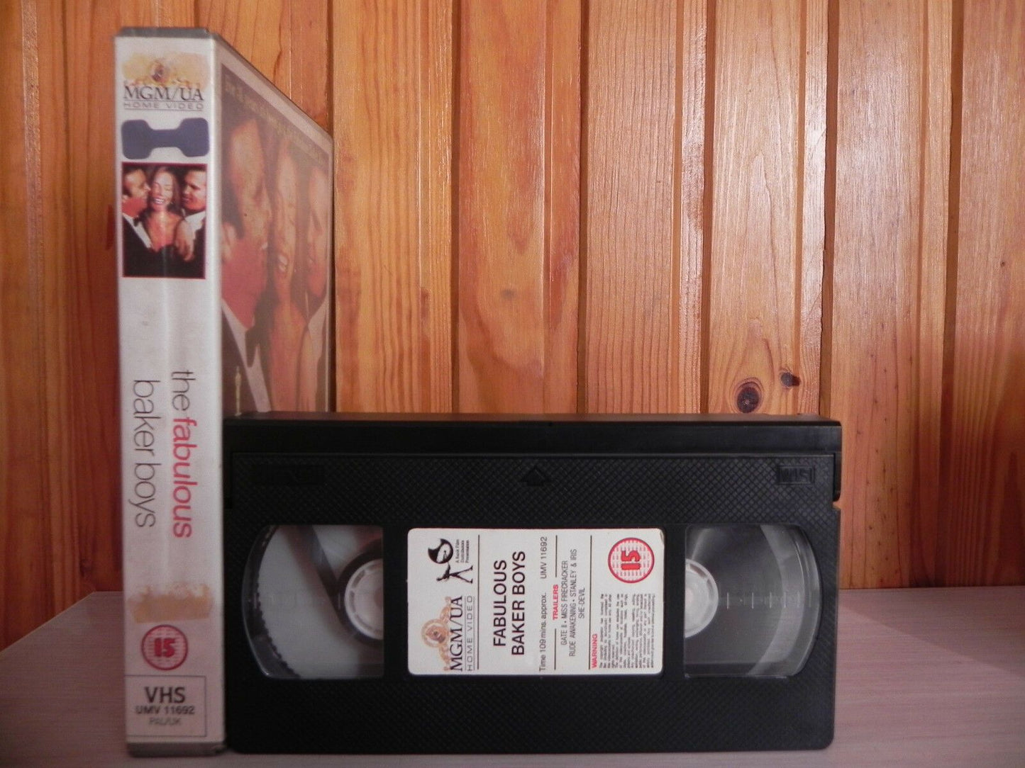 The Fabulous Baker Boys - Bridges Brothers & Pfeffer - Drama Video - Pal - VHS-