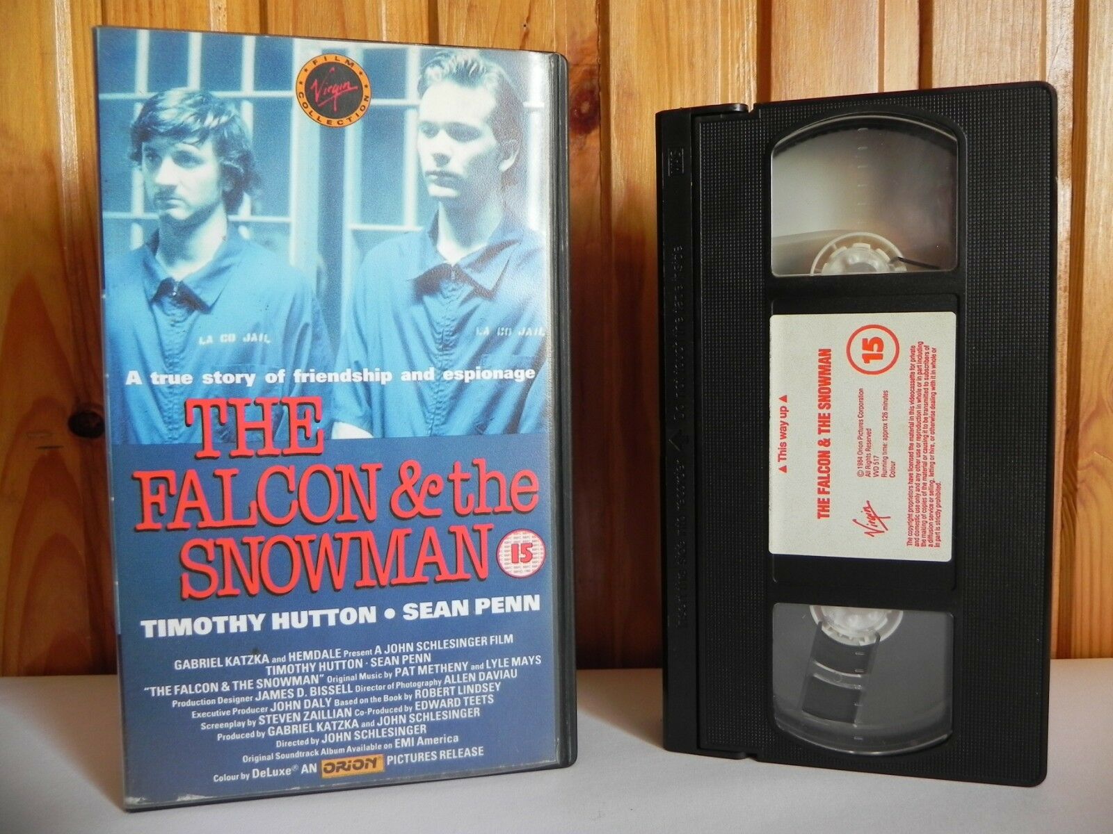 The Falcon & The Snowman - Virgin - Criminal - Timothy Hutton - Sean Penn - VHS-