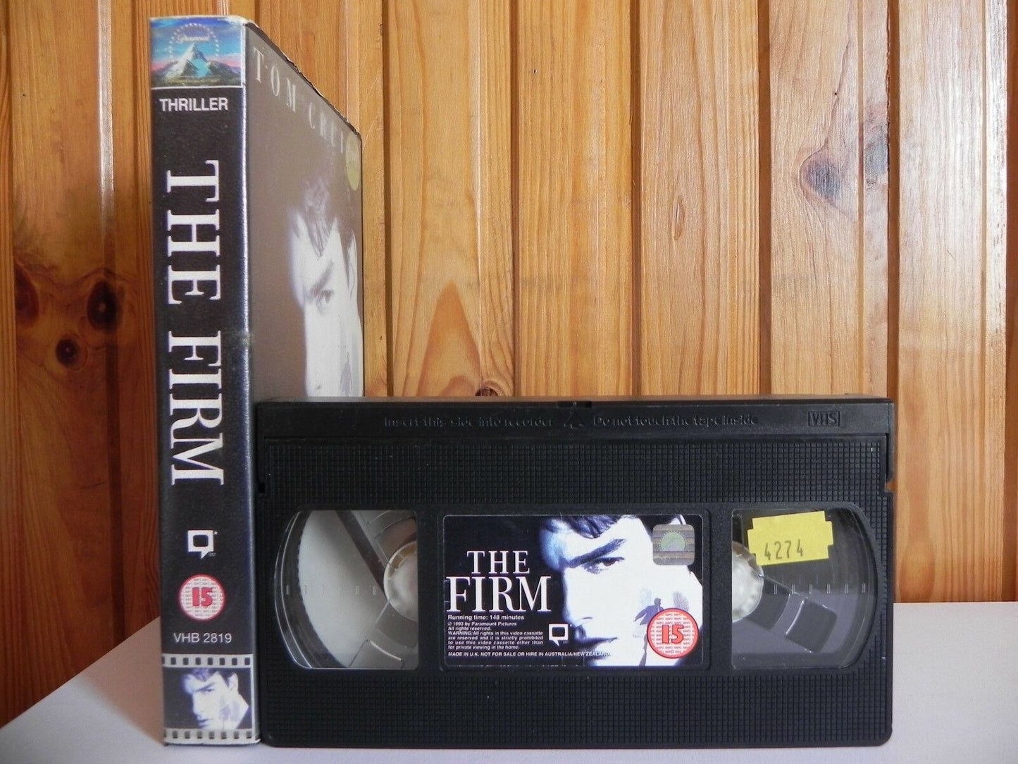 The Firm - Paramount - Thriller - Tom Cruise - Ed Harris - Big Box - Pal VHS-