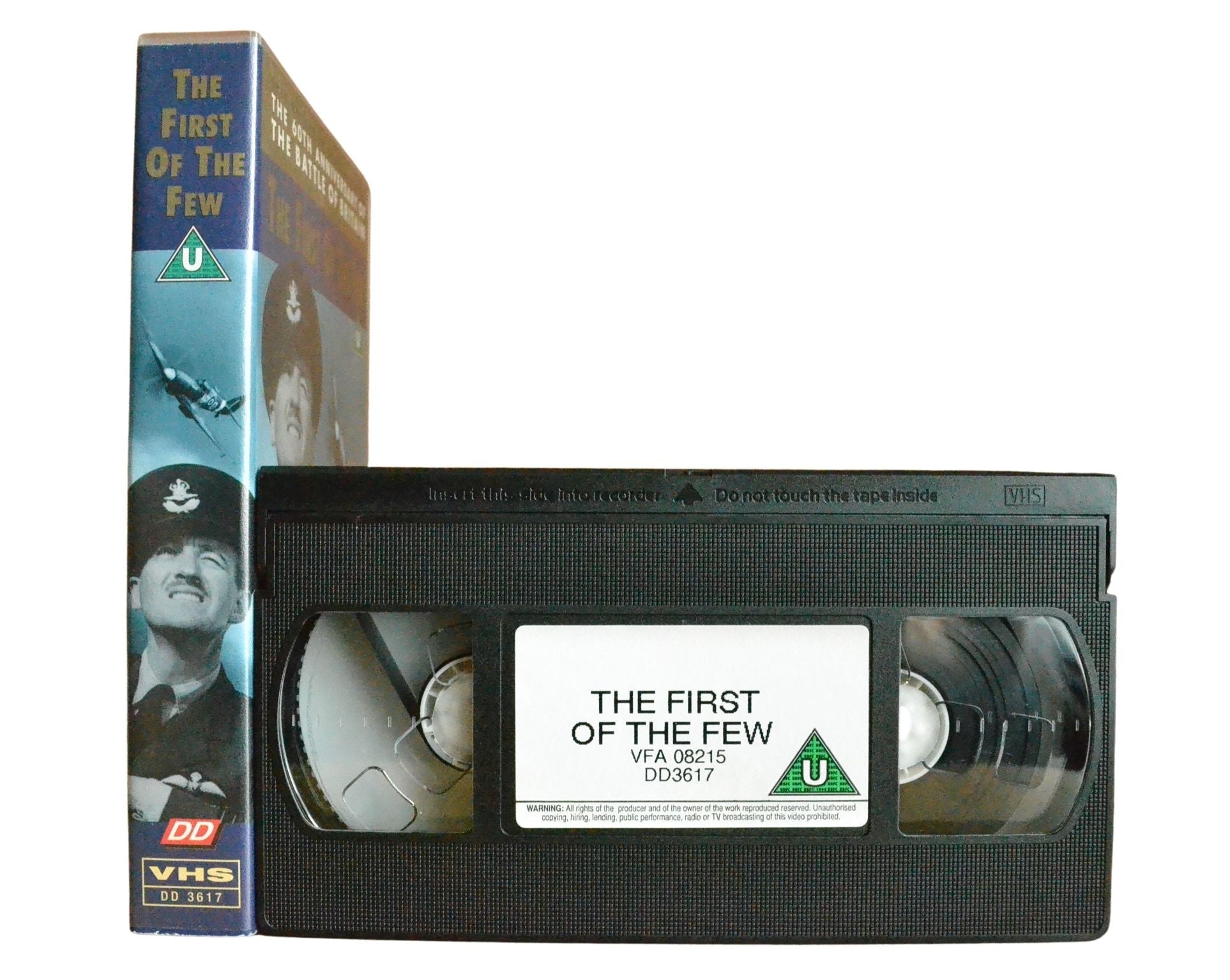 The First Of The Few - Leslie Howard - Vintage - Pal VHS-