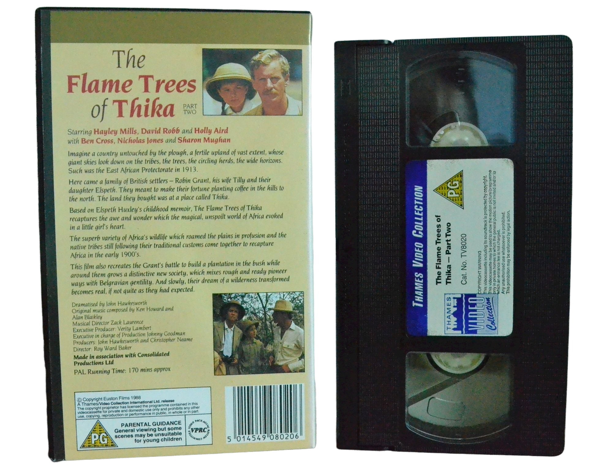 The Flame Tree Of Thika - Part Two - Hayley Mills - Thames Video Collection - Vintage - Pal VHS-