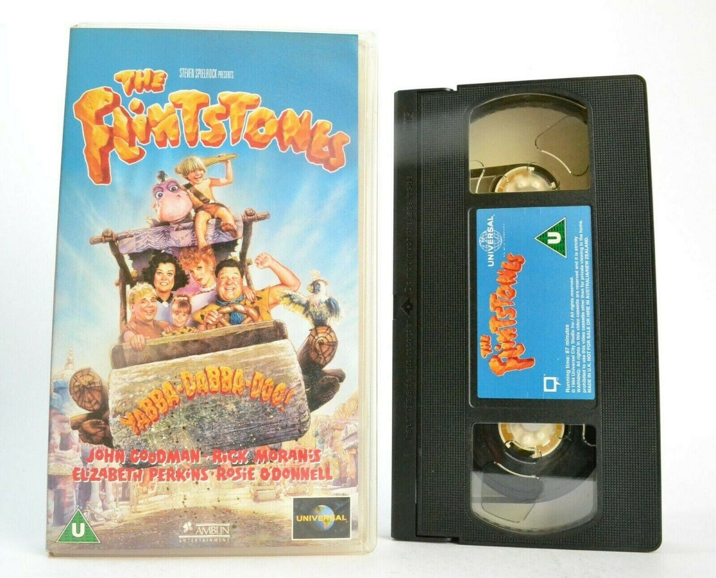 The Flintstones (1994) - Comedy - John Goodman / Rick Moranis - Children's - VHS-