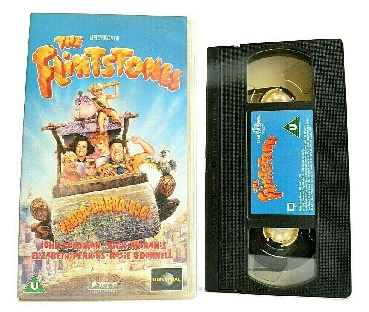 The Flintstones (1994) - Comedy - John Goodman / Rick Moranis - Children's - VHS-