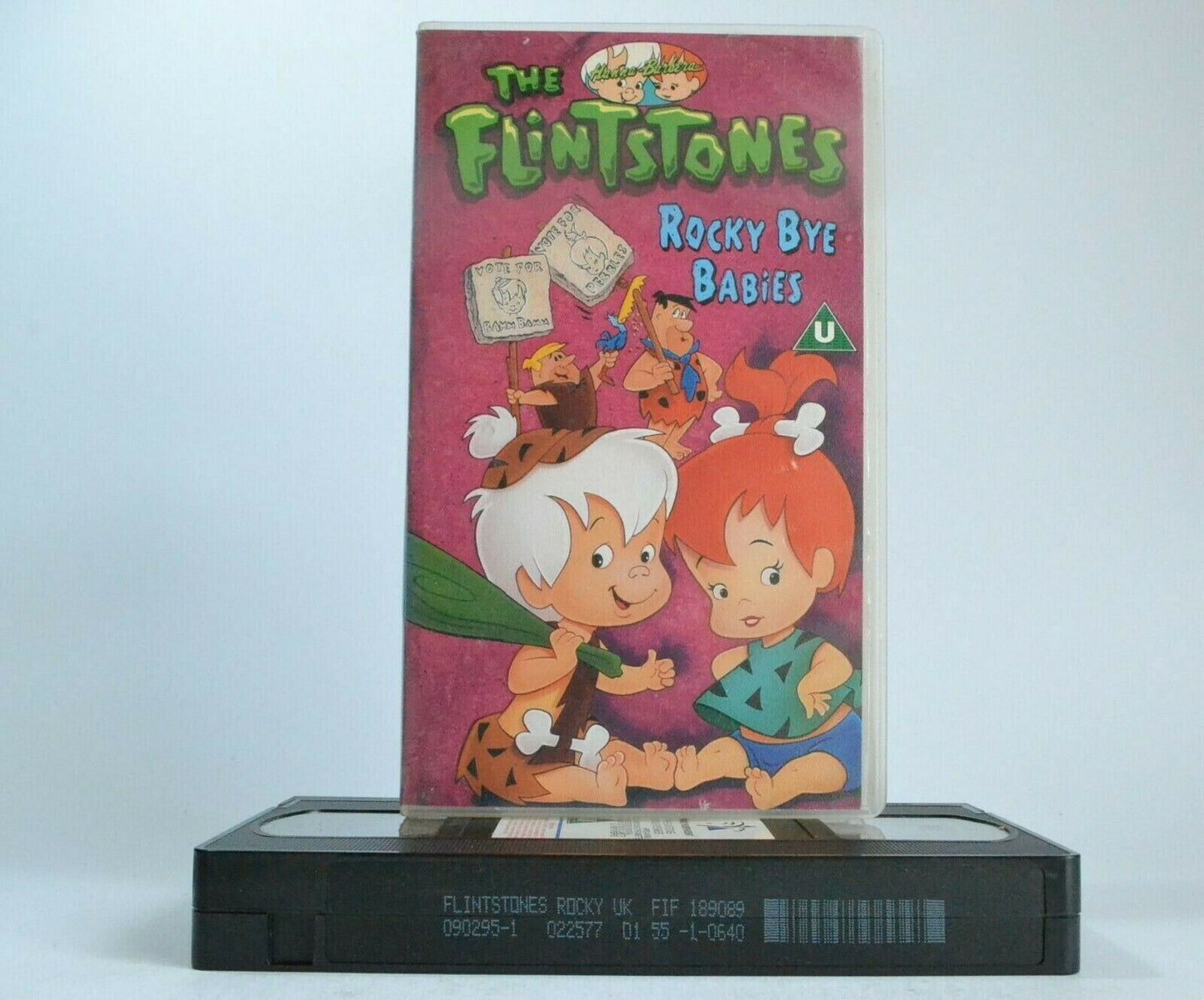 The Flintstones: Rocky Bye Babies - Hanna-Barbera - Animated - Children's - VHS-