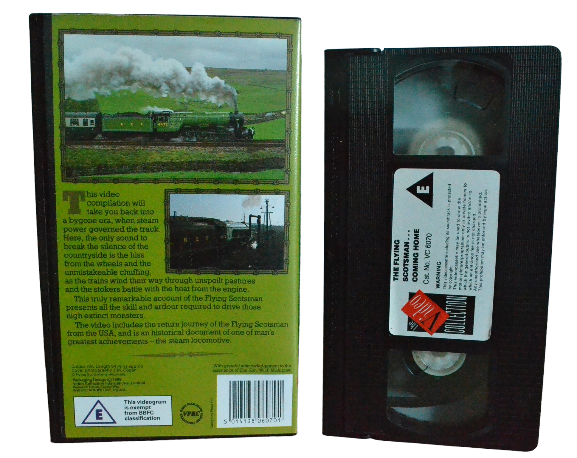 The Flying Scotsman - The Video Collection - VC 6070 - Steam Trains - Pal - VHS-