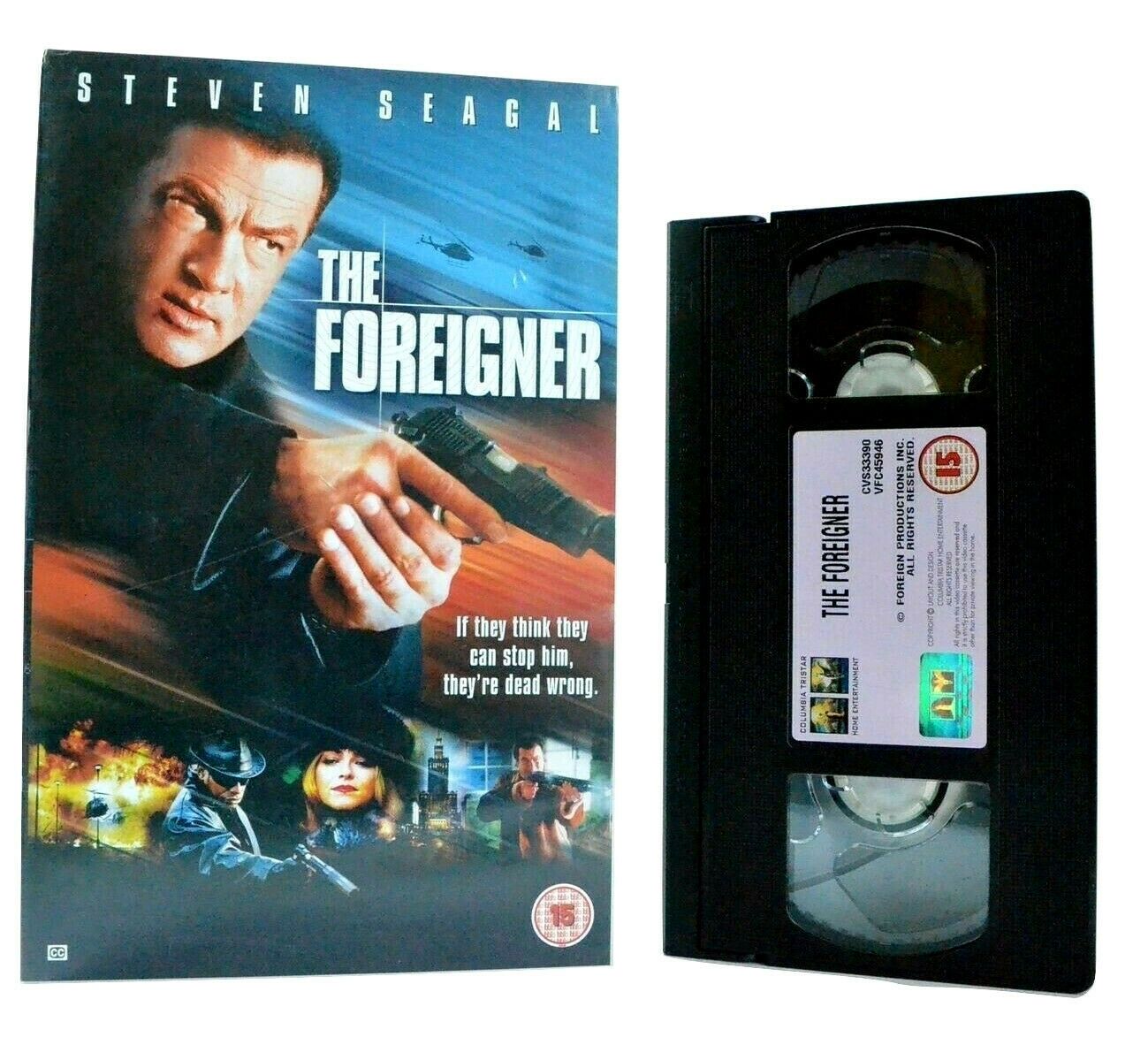 The Foreigner: Transporter S.Seagal - 1st Direct To Video - Aikido Action - VHS-