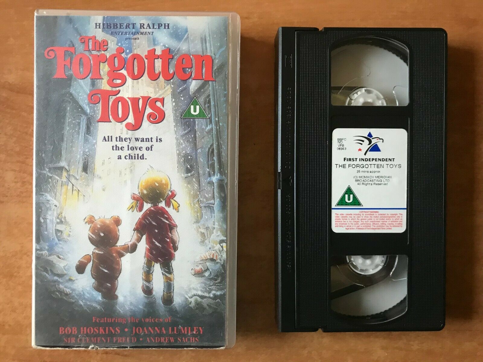 The Forgotten Toys: (1997) Made For TV - Animated [Bob Hoskins] Kids - Pal VHS-