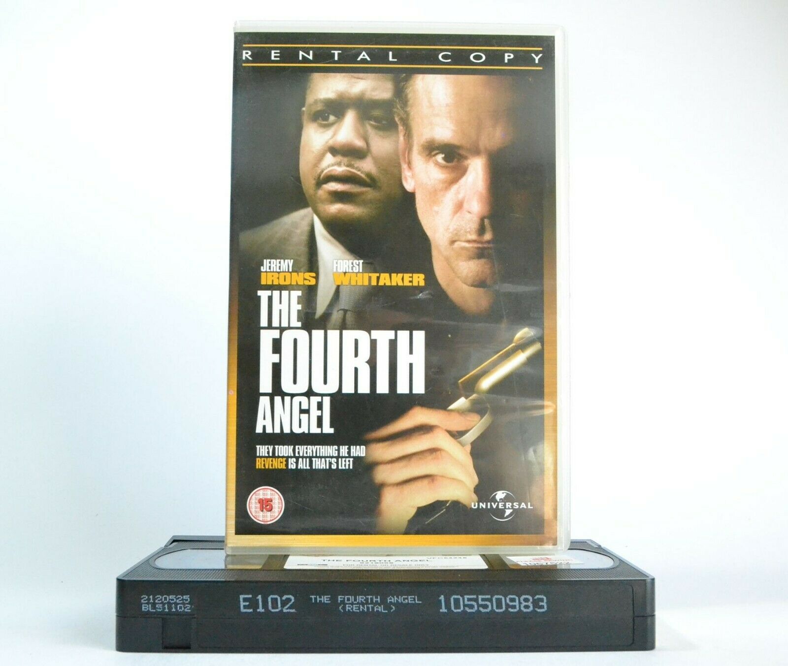 The Fourth Angel: British/Canadian Thriller - Jeremy Irons/Forest Whitaker - VHS-