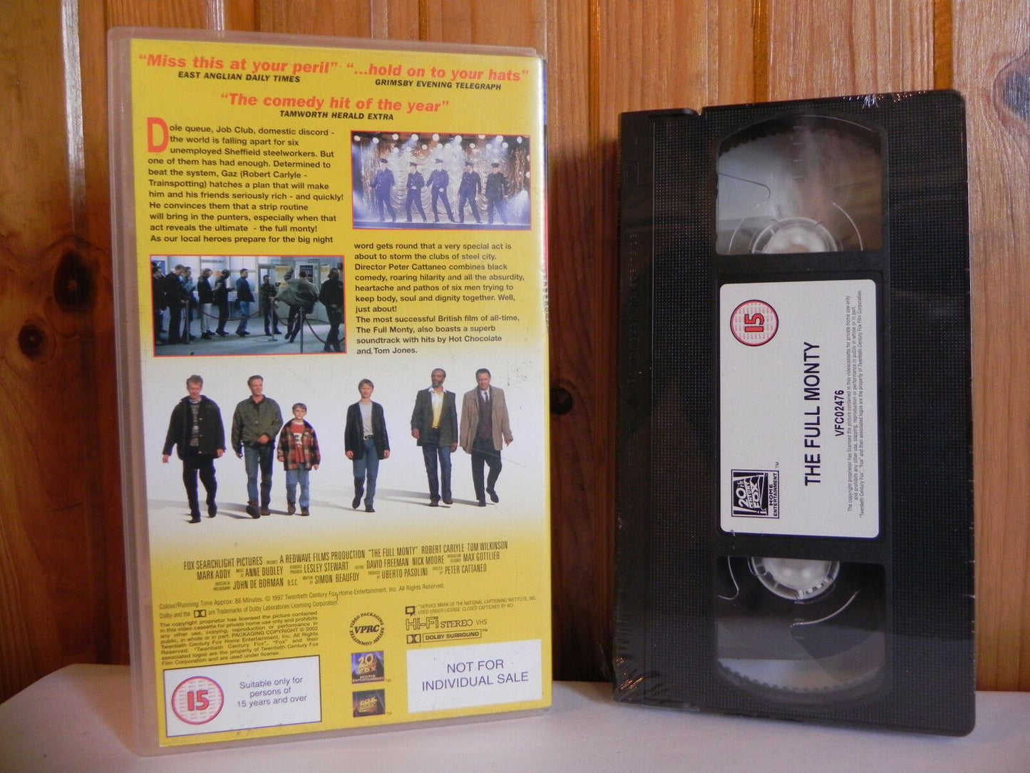 The Full Monty - Brand New Sealed - A Favourite Comedy - Robert Carlisyle - VHS-