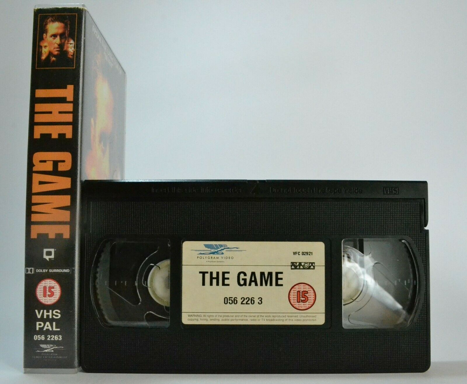 The Game (1997); <David Fincher> Neo-Noir Mystery Thriller - Sean Penn - Pal VHS-