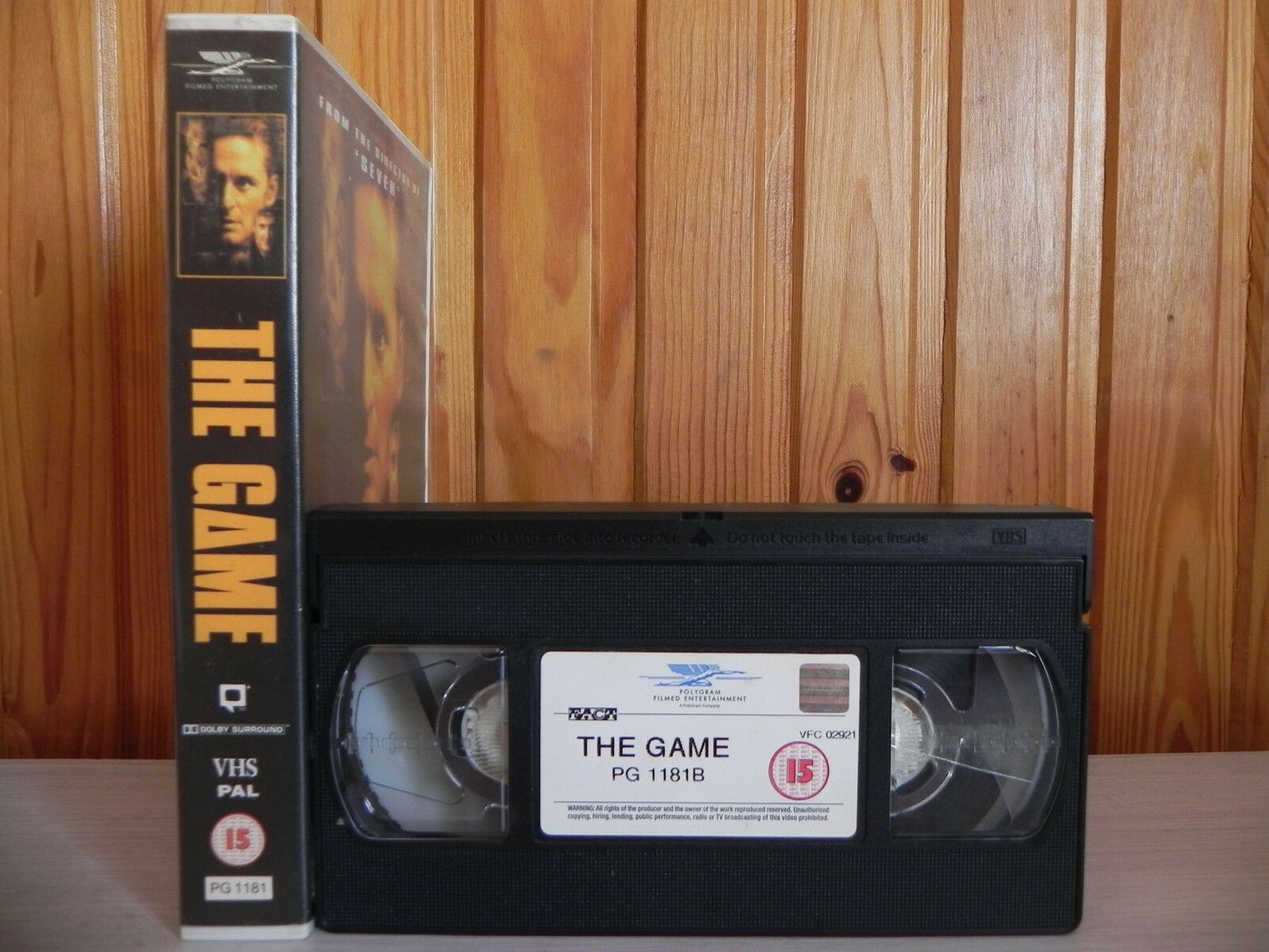 The Game - Michael Douglas - Big-Box - Ex-Rental - Psycho-Thriller - Pal VHS-