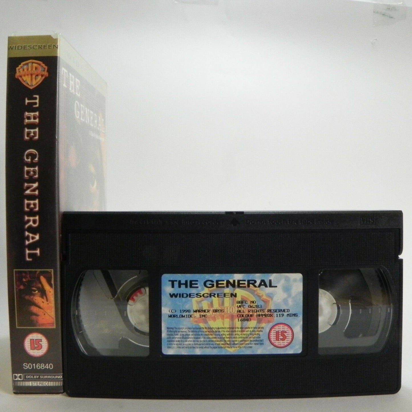 The General: Film By J.Boorman - Black Comedy (1998) - J.Voight/A.Ball - VHS-