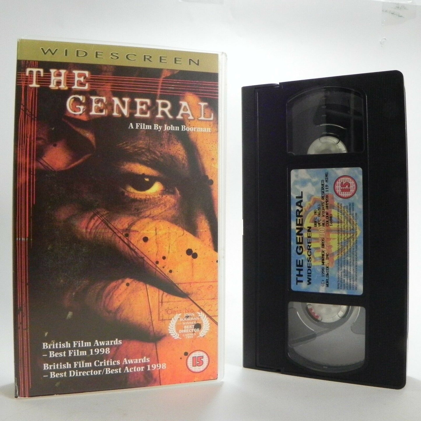 The General: Film By J.Boorman - Black Comedy (1998) - J.Voight/A.Ball - VHS-