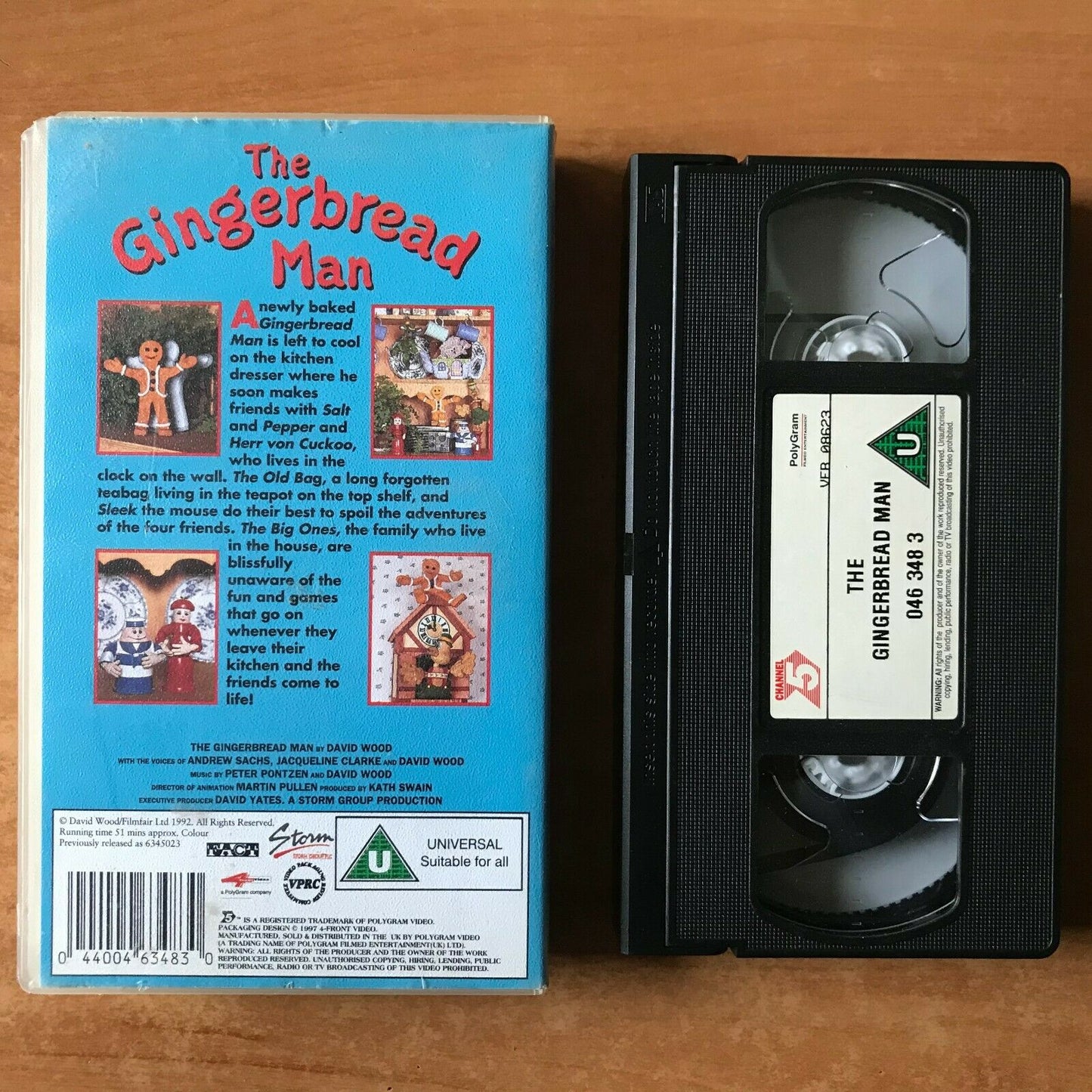 The Gingerbread Man; [David Wood] Family Adventures - Andrew Sachs - Kids - VHS-