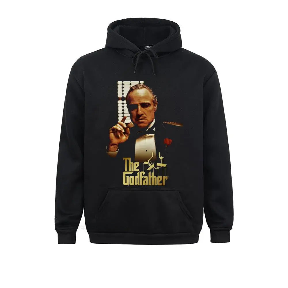 The Godfather Hoodie - Cotton Pullover - Base Hoodie for Classic Cinema Lovers-black-XXL-