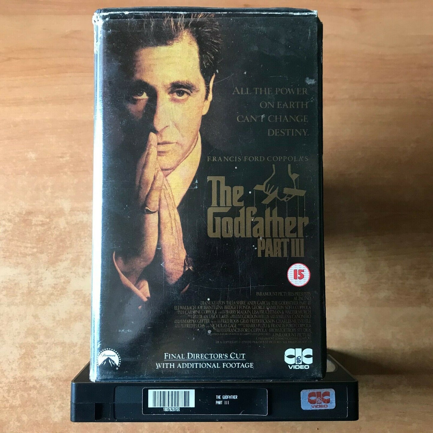 The Godfather, Part 3; [Francis Ford Coppola] Drama; Large Box - Al Pacino - VHS-