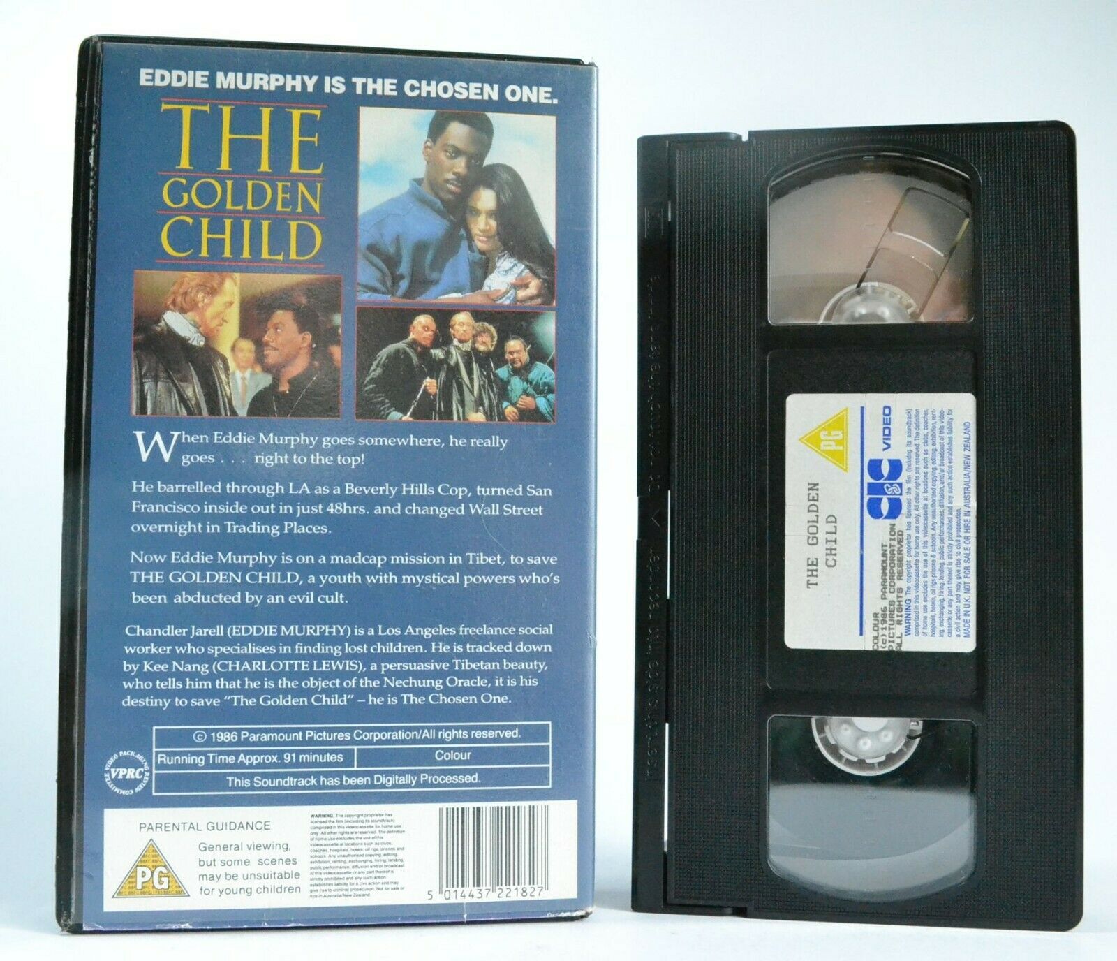 The Golden Child (1986): Eddie Murphy Is The Chosen One - Fantasy Comedy - VHS-