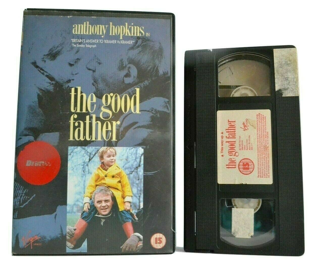 The Good Father: (1986) Virgin - [Peter Prince] - Drama - Anthony Hopkins - VHS-