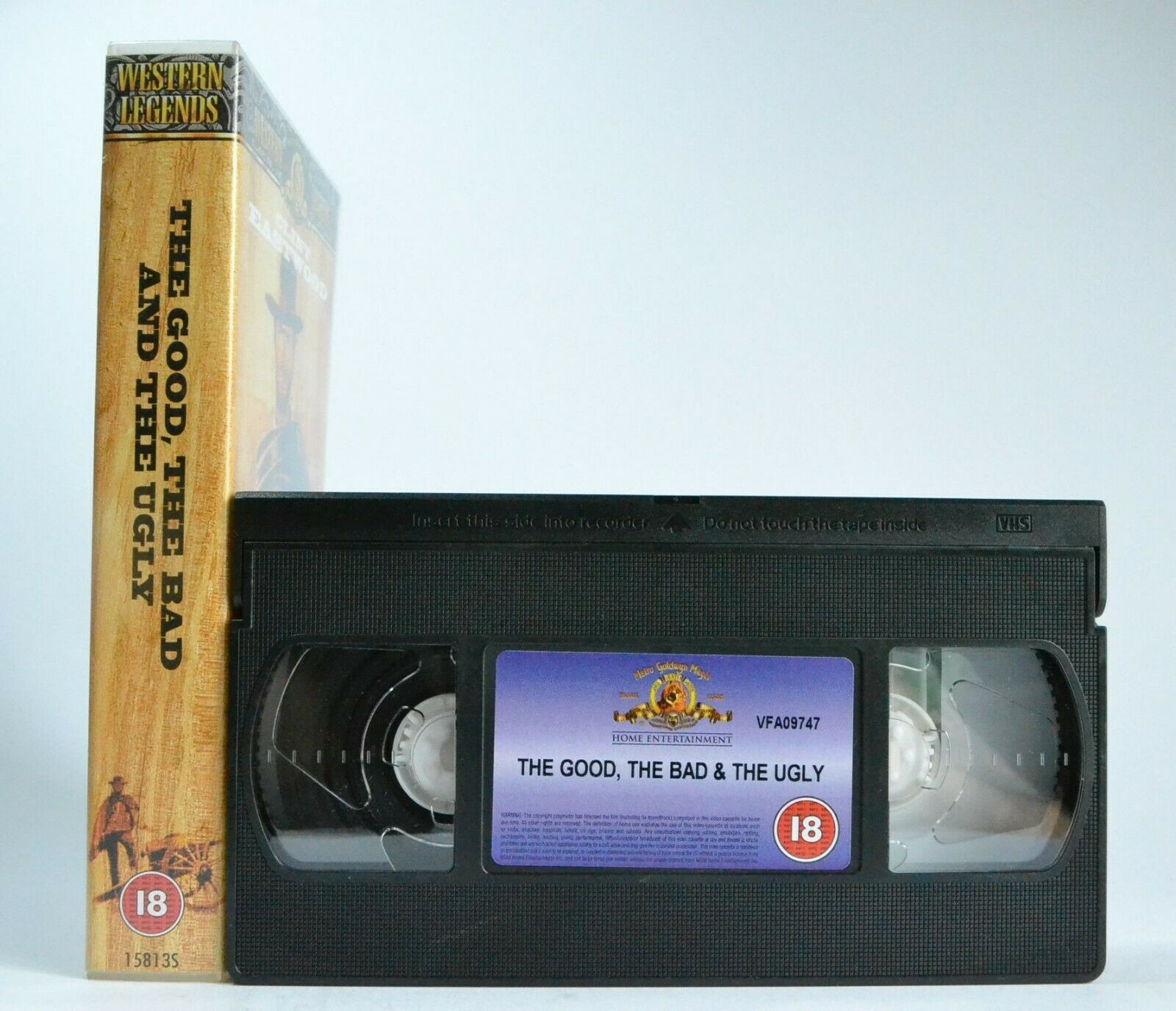 The Good, The Bad And The Ugly: Italian Spaghetti Western - C.Eastwood - Pal VHS-