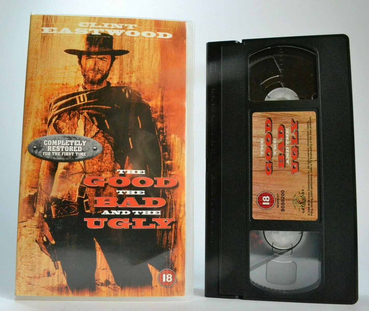 The Good, The Bad And The Ugly [Sergio Leone]: Western - Clint Eastwood - VHS-