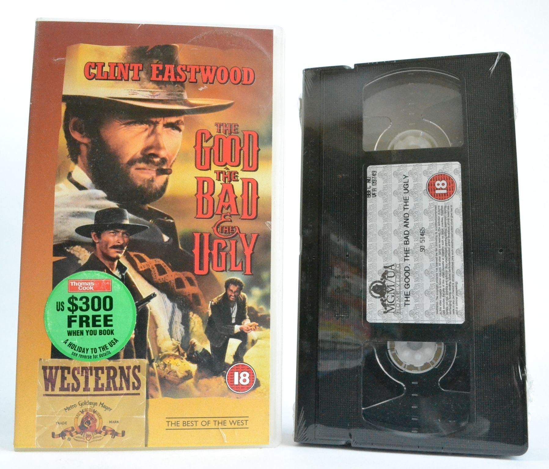 The Good The Bad And The Ugly: Western [Comedy] Clint Eastwood (New Sealed) VHS-