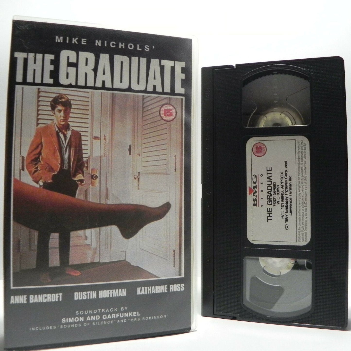 The Graduate: (1967) Classical - Comedy/Drama - A.Bancroft/D.Hoffman - Pal VHS-