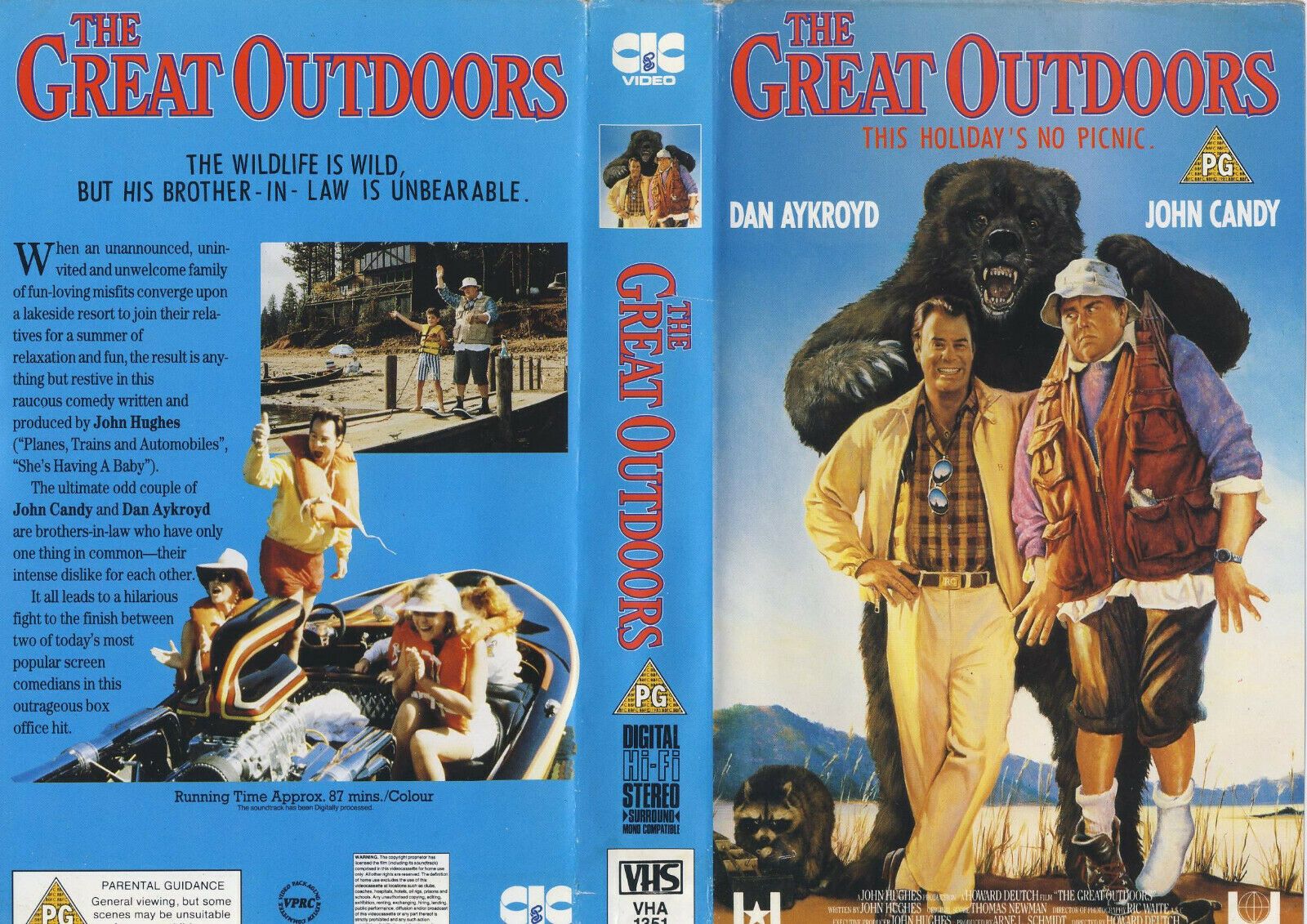 The Great Outdoors - John Candy - Dan Aykroyd - Big Comedy - CIC Video - Pal VHS-