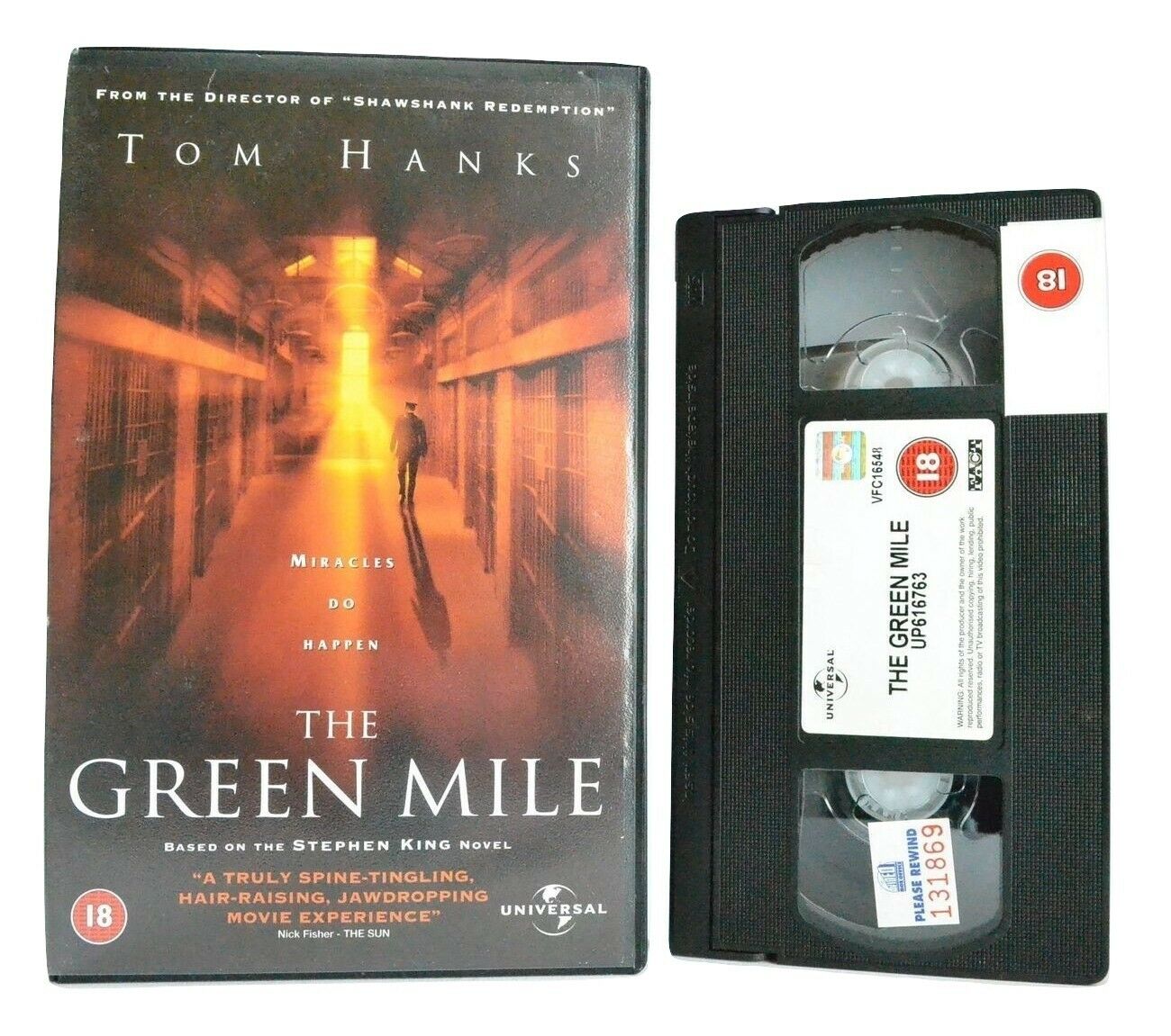 The Green Mile: Based On S.King Novel - Drama - Large Box - Tom Hanks - Pal VHS-