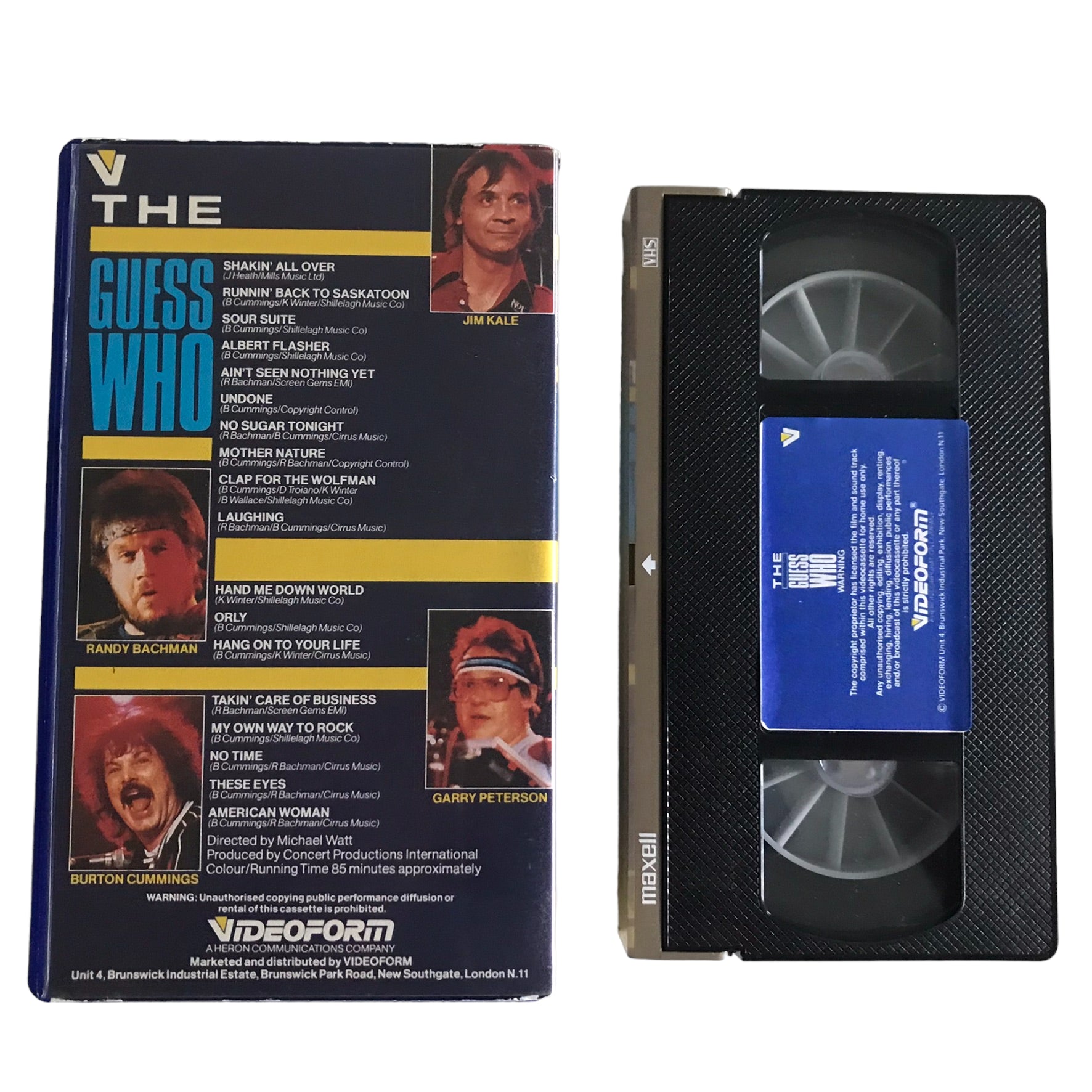 The Guess Who - Videoform - Music - Pal - VHS-