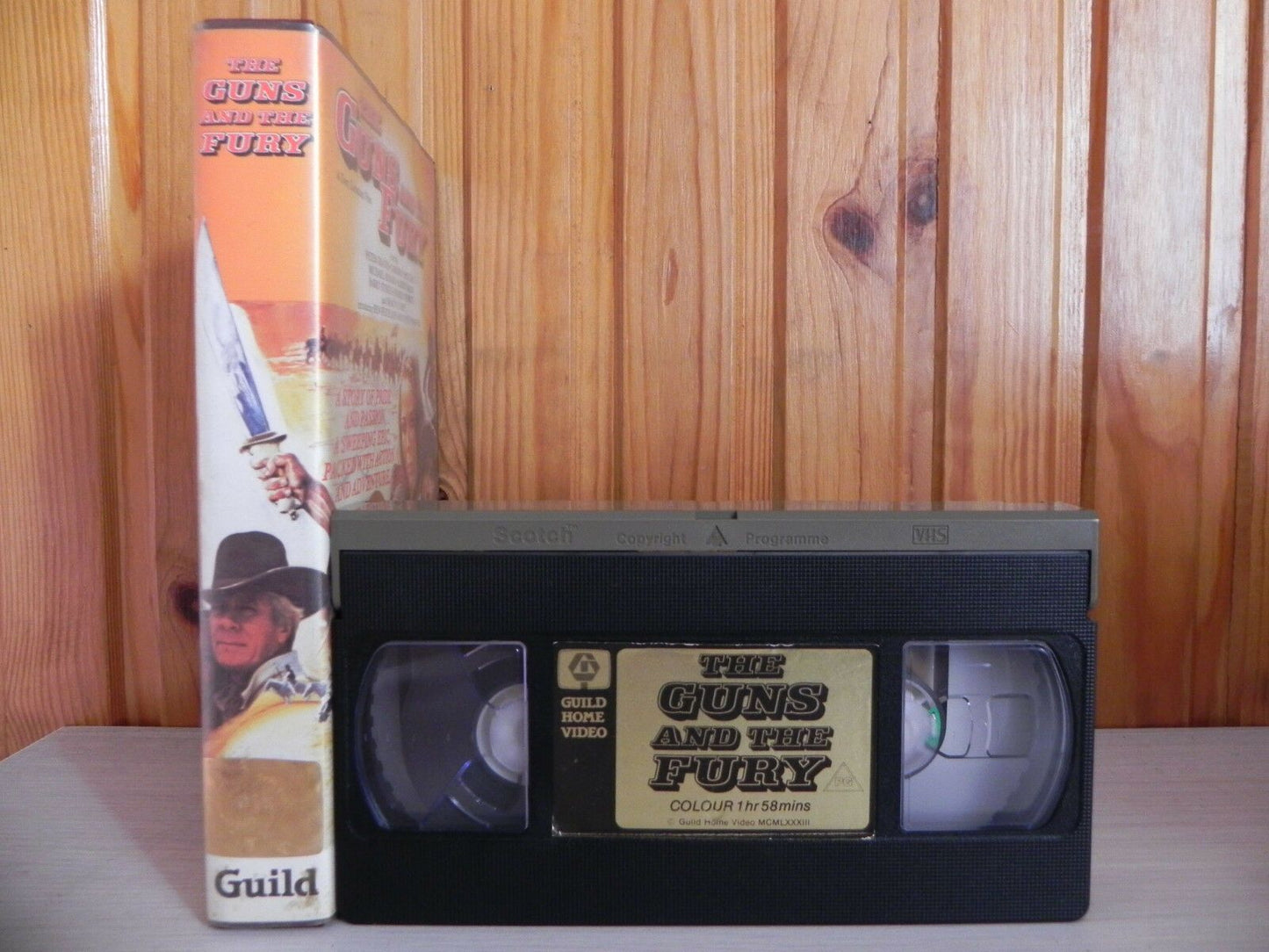 The Guns And The Fury - Graves - Guild - 1900's Western Drama - Pre-Cert - VHS-